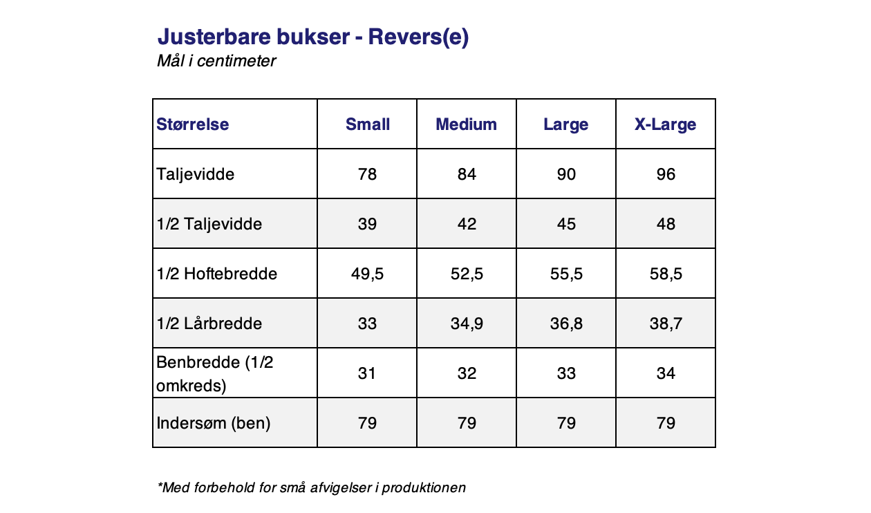 Justerbare bukser - Brun denim