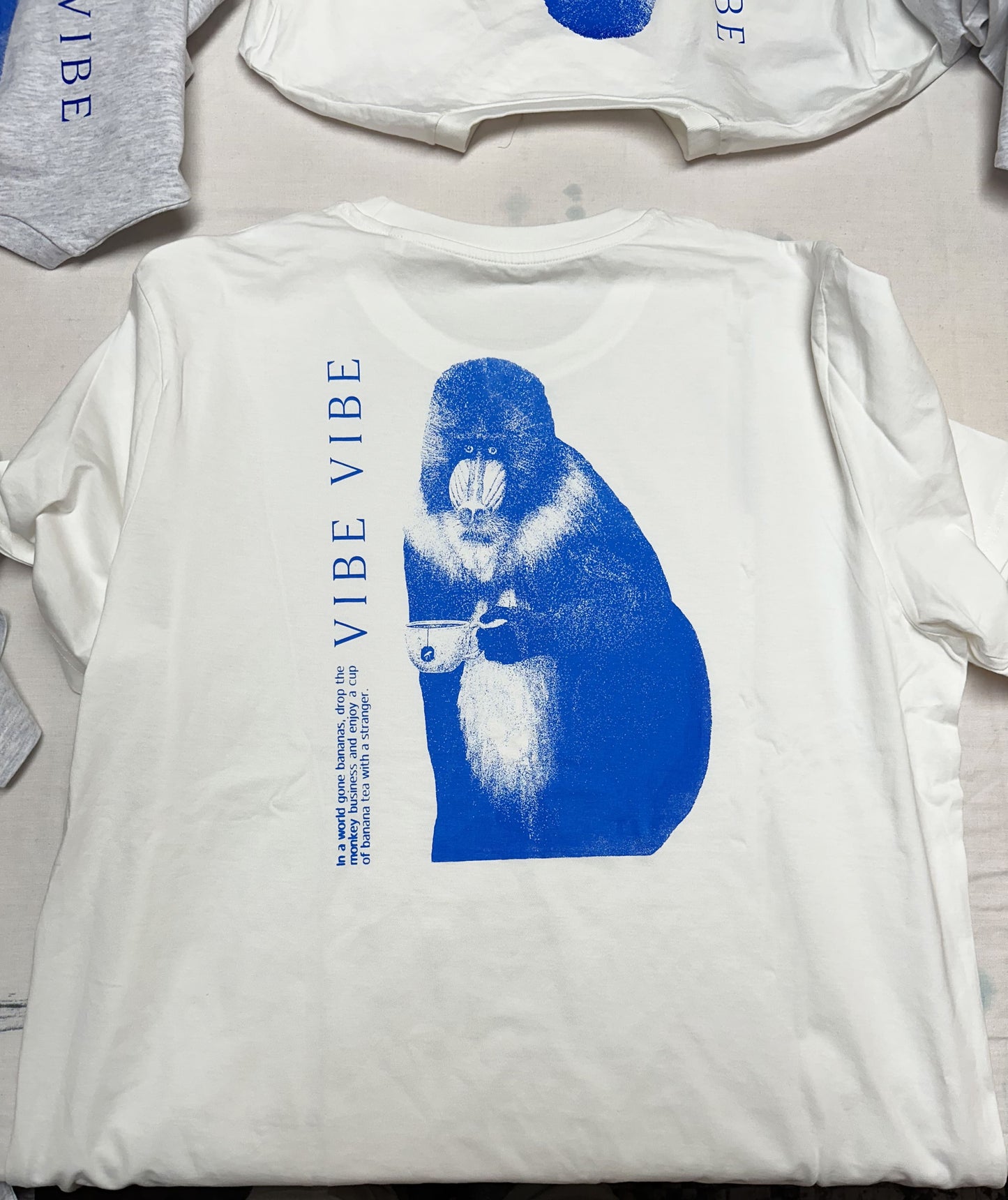 T-shirt - Monkey print